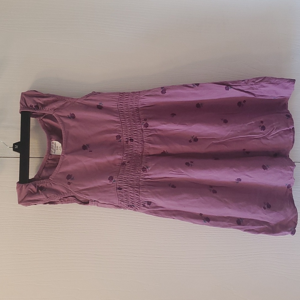 Abercrombie Kids purple dress with flower embellishments